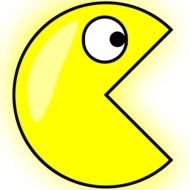 Pacman Clip Art drawing