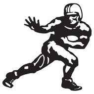 Heisman Trophy Pose darwing