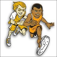 Boys Track Clip Art