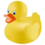 Cartoon Rubber Duck drawing