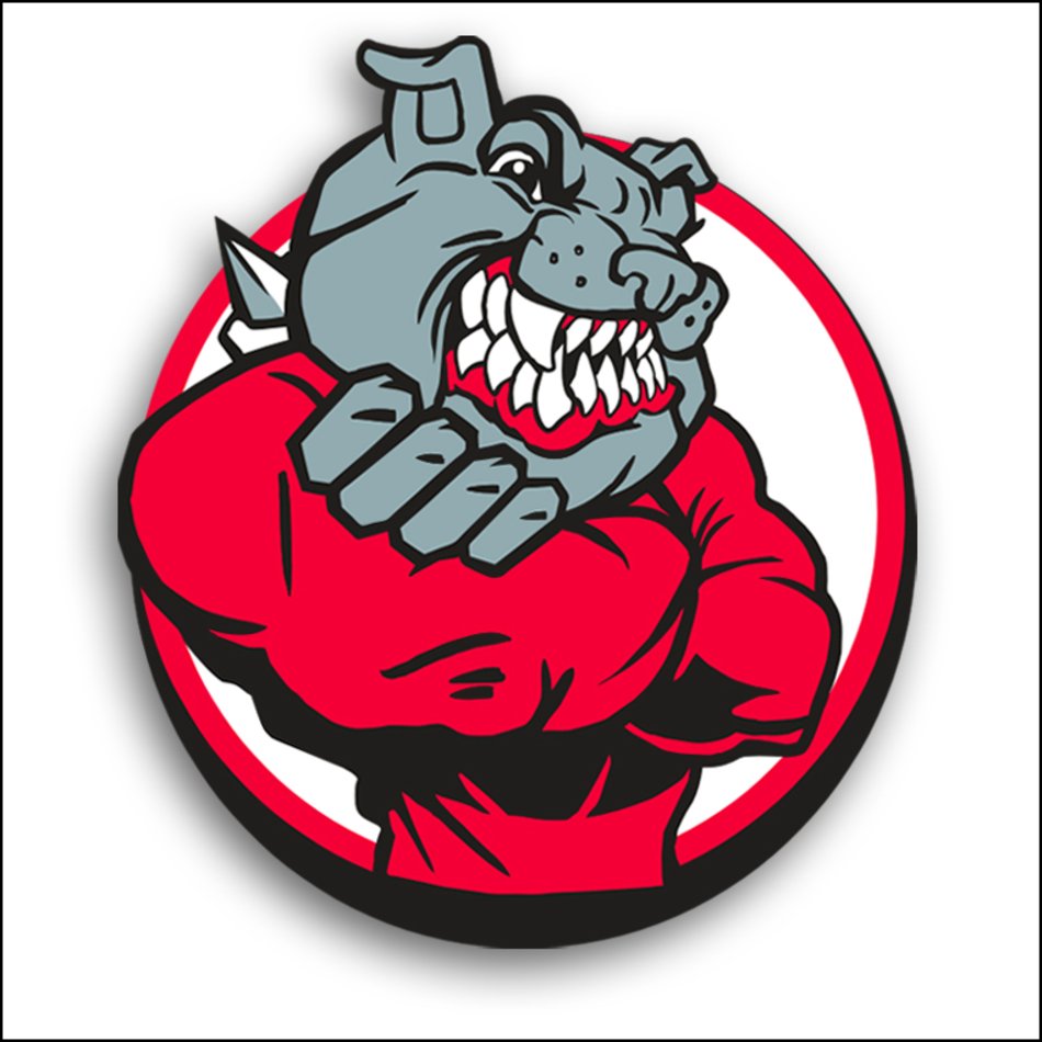 Bulldog Football Clip Art N13