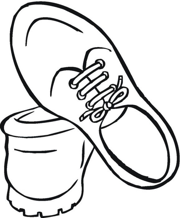 Shoes Coloring Pages Printable