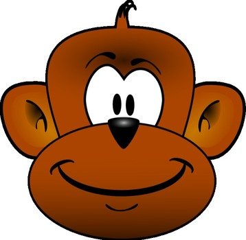 Cartoon Monkey Clip Art N79
