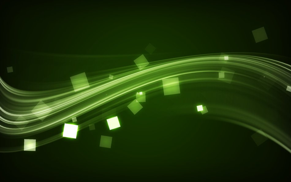 3D Green Abstract