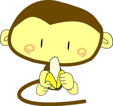 Cartoon Monkey Clip Art N80