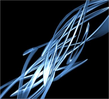 Blue Swirl Designs Clip Art N4