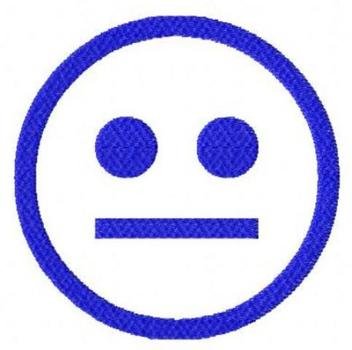 Straight Face Smiley N8