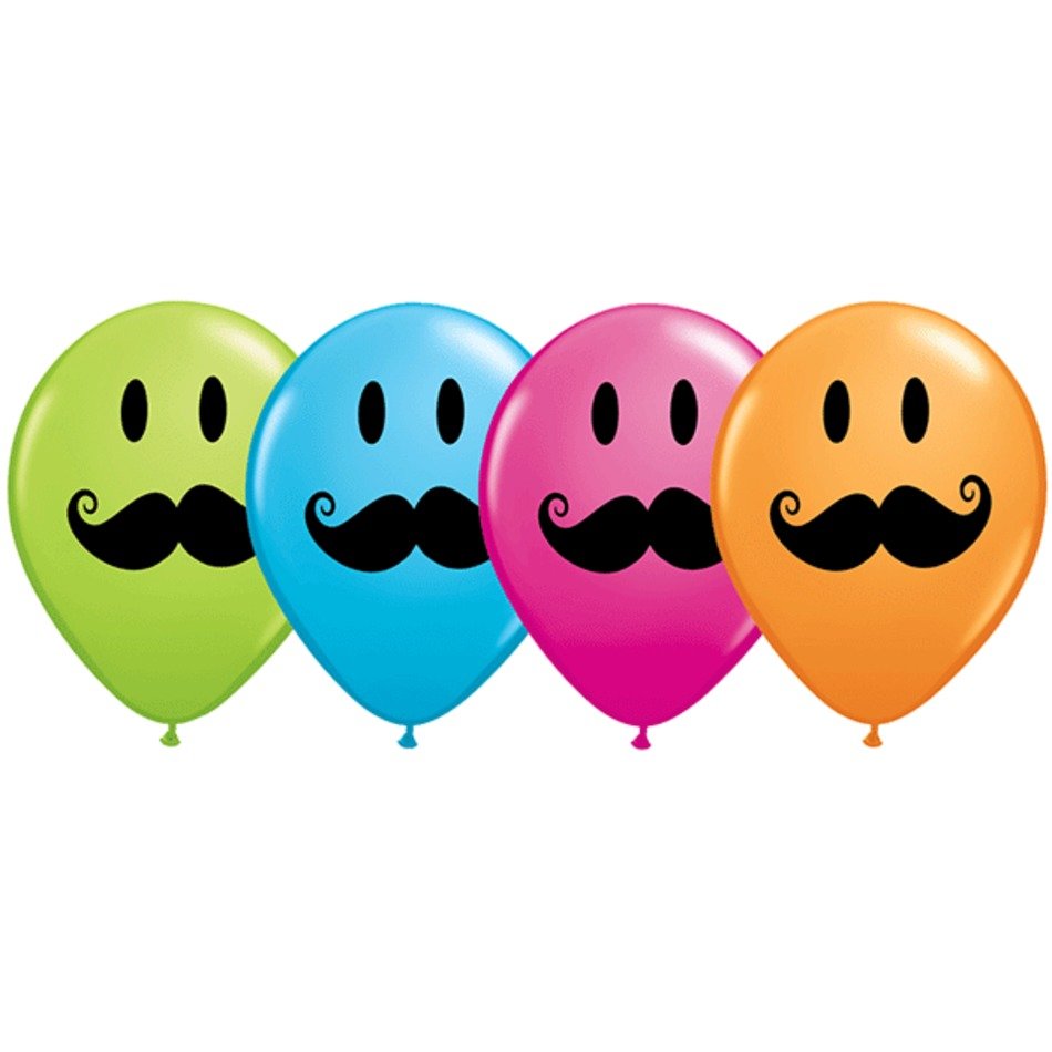 Smiley Face With Mustache N14