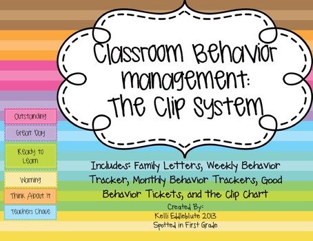 Printable Classroom Behavior Charts