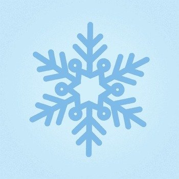 Cartoon Christmas Snow Flakes