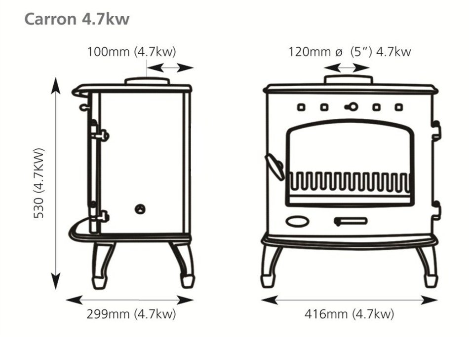 Stove Drawing as a graphic illustration