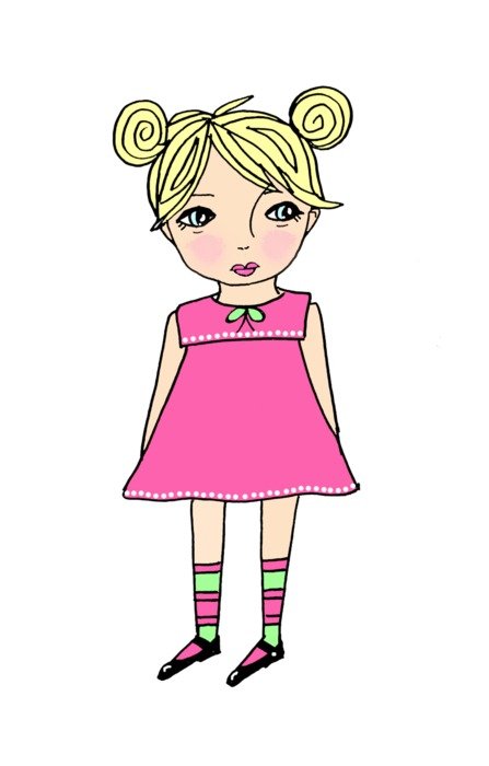 Girl Thinking Clip Art N16