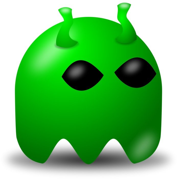 Game Baddie Alien drawing