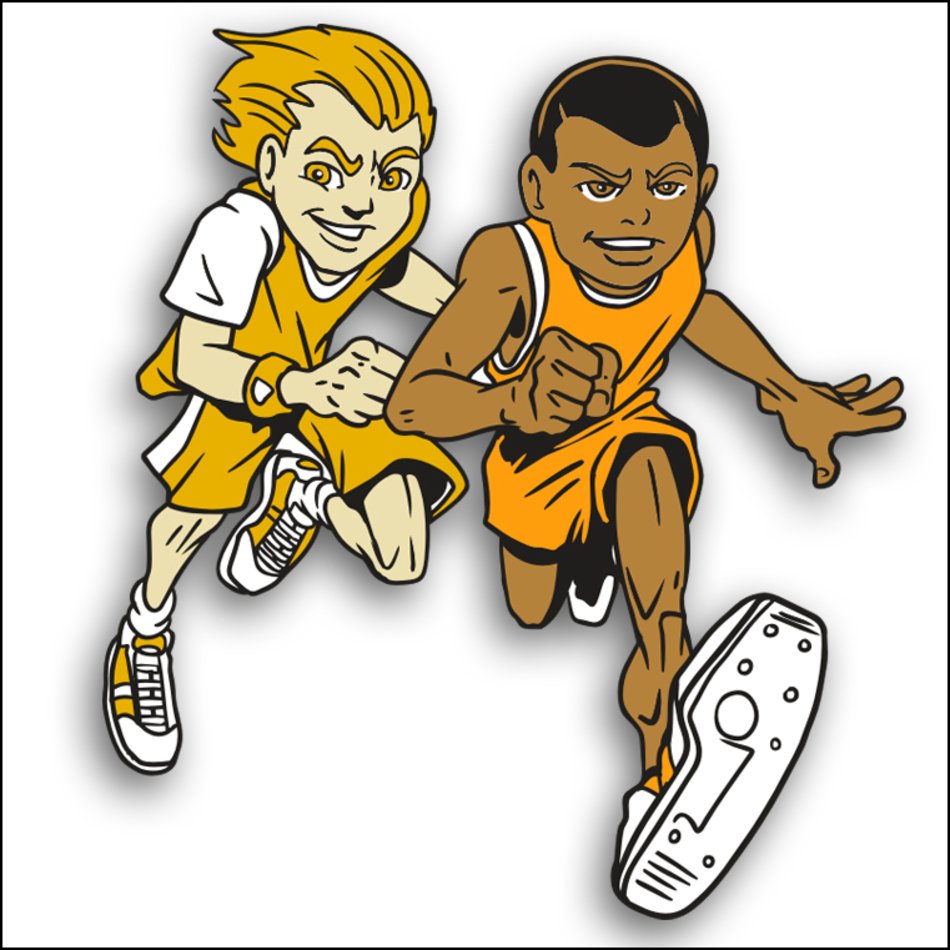 Boys Track Clip Art