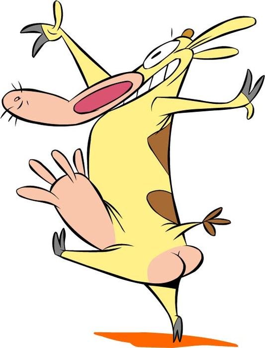 Cartoon Cow N19