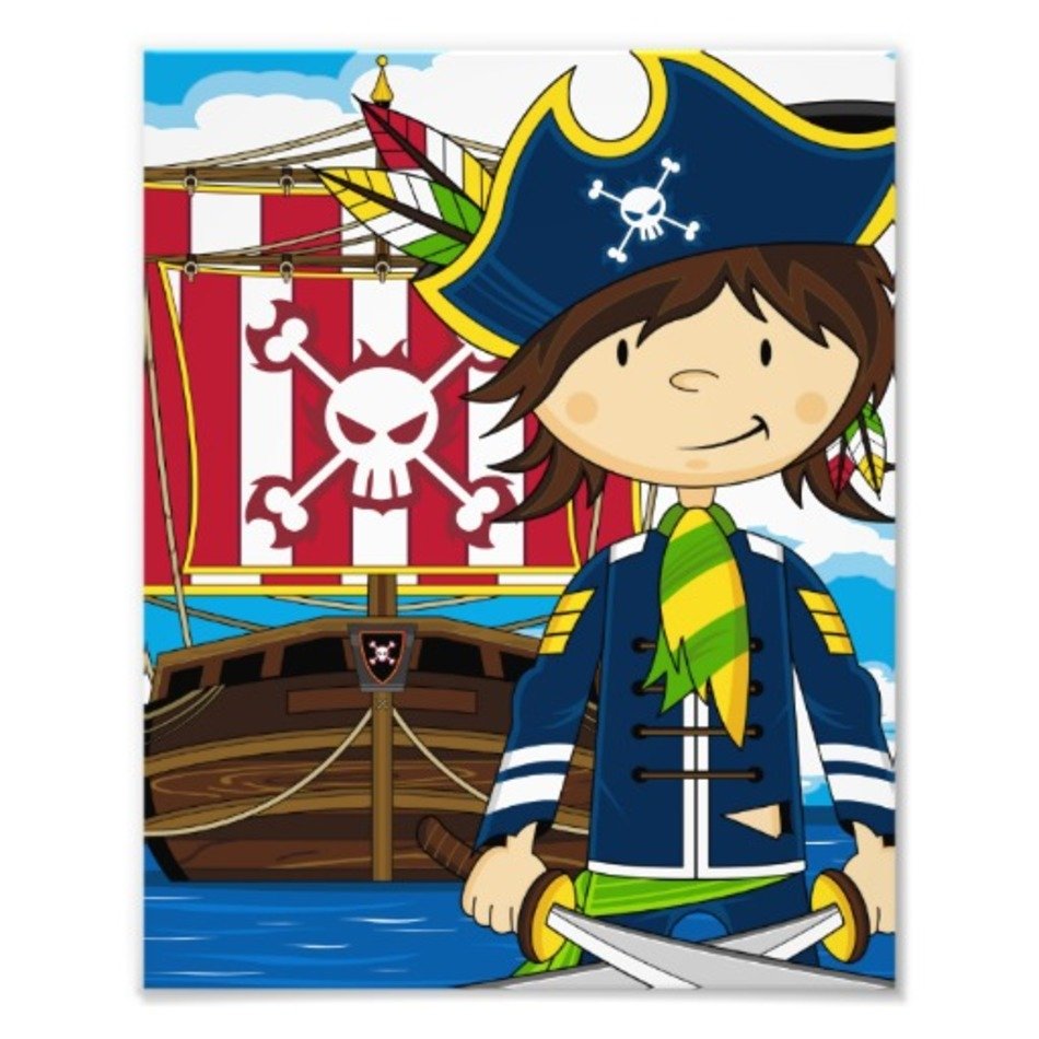 Cartoon Pirate Ship N3