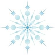 Pink Snowflake Clip Art N5