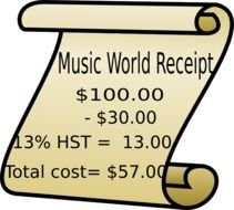 Receipt Clip Art N9