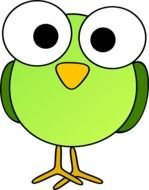 Cartoon Bird as illustration