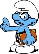Brainy Smurf Character