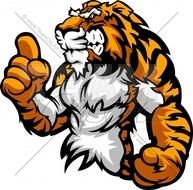 Tiger Mascot Clip Art N49