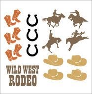 Wild West Rodeo clipart