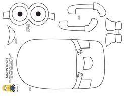 Minion Cut Out Template