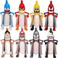 Different colorful characters clipart