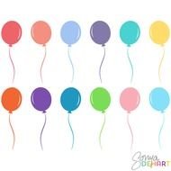 Birthday Party Balloon Clip Art N4
