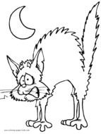 Cat Coloring Pages N4