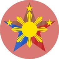 symbol of the philippines with the sun