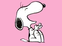 Snoopy Laughing drawing