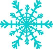 Purple Snowflake Clip Art N6