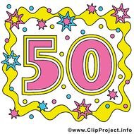 Bildtitel Jubil aumlum 50 Clipart Bilder Kostenlos N2