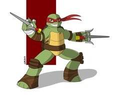 How To Draw TMNT Raphael 2012