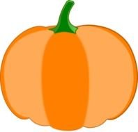 Orange Pumpkin Clip Art N5