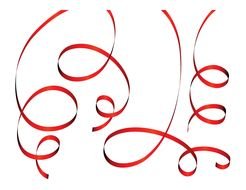 Christmas Ribbon Vector drawing