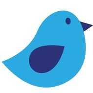 Flying Blue Bird Clip Art N22