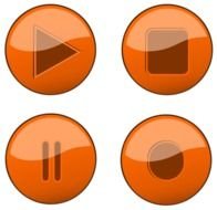 Play Button Clip Art N14