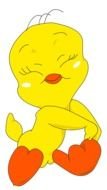 drawn cute cartoon chicken