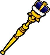 Royal Blue Scepter