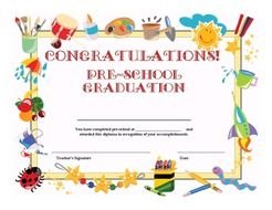 Printable Graduation Certificates drawing