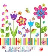 Spring Flower Clip Art Vector