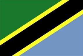 new Tanzania Flag drawing