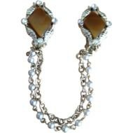 Sweater Guard Clips with gems