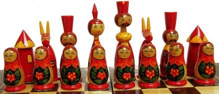 clipart of the Russian Red dolls