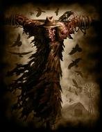Scary Scarecrow Art N2
