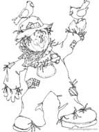 painting of the Scarecrow