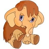 Baby Elephant Clip Art N43