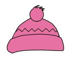 Winter Hat Clip Art drawing